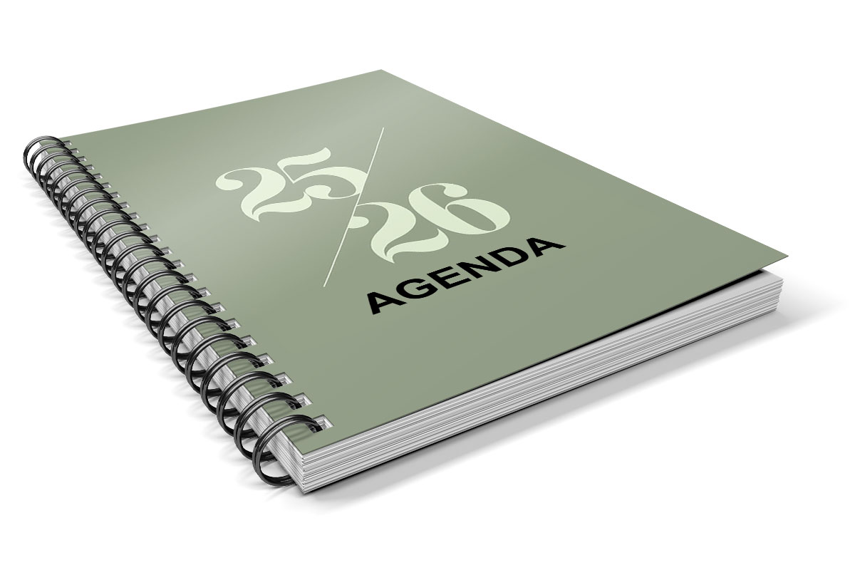 Agenda con spirale