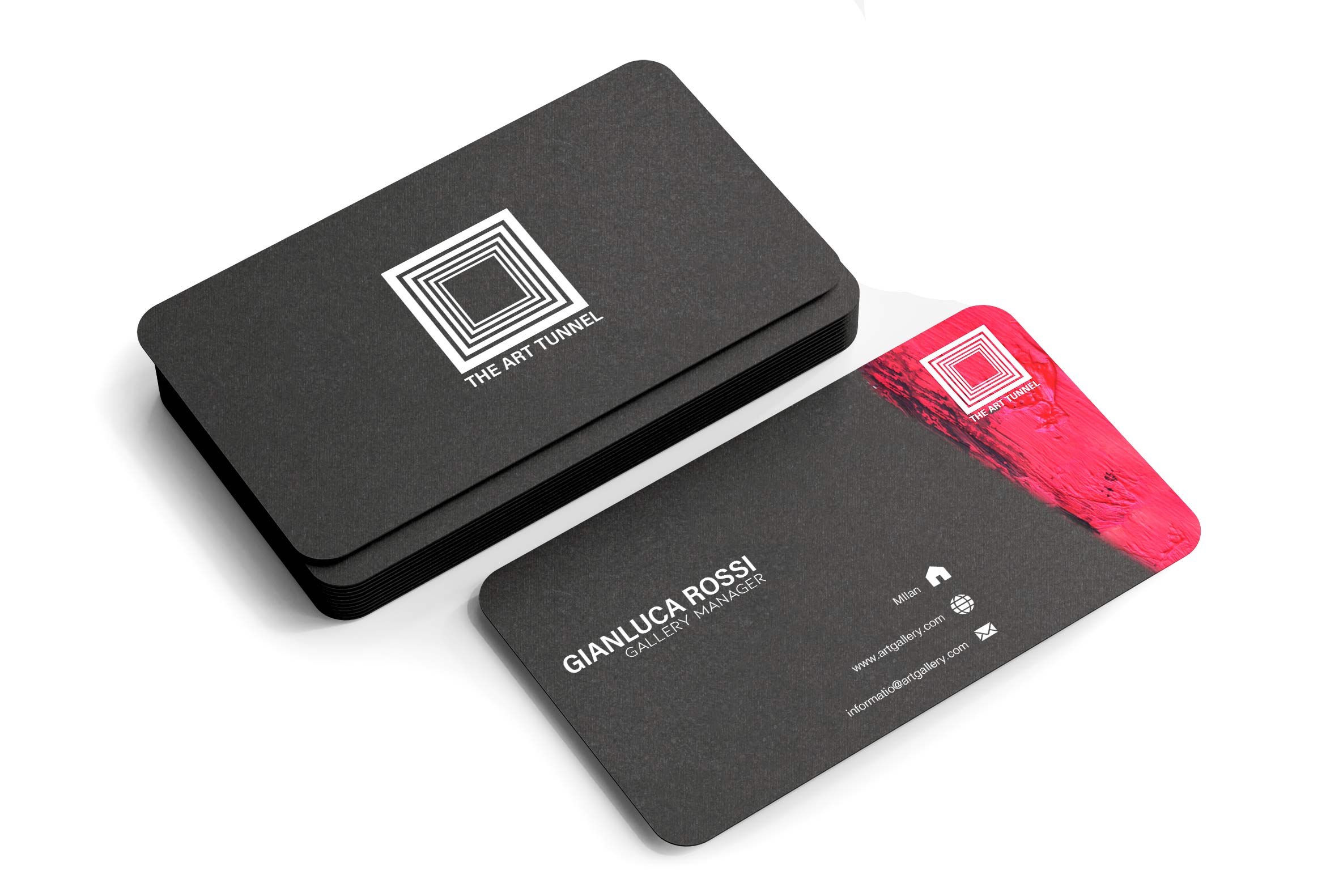 Biglietti Da Visita Con Angoli Arrotondati: Stampa Biglietti Da Visita Arrotondati