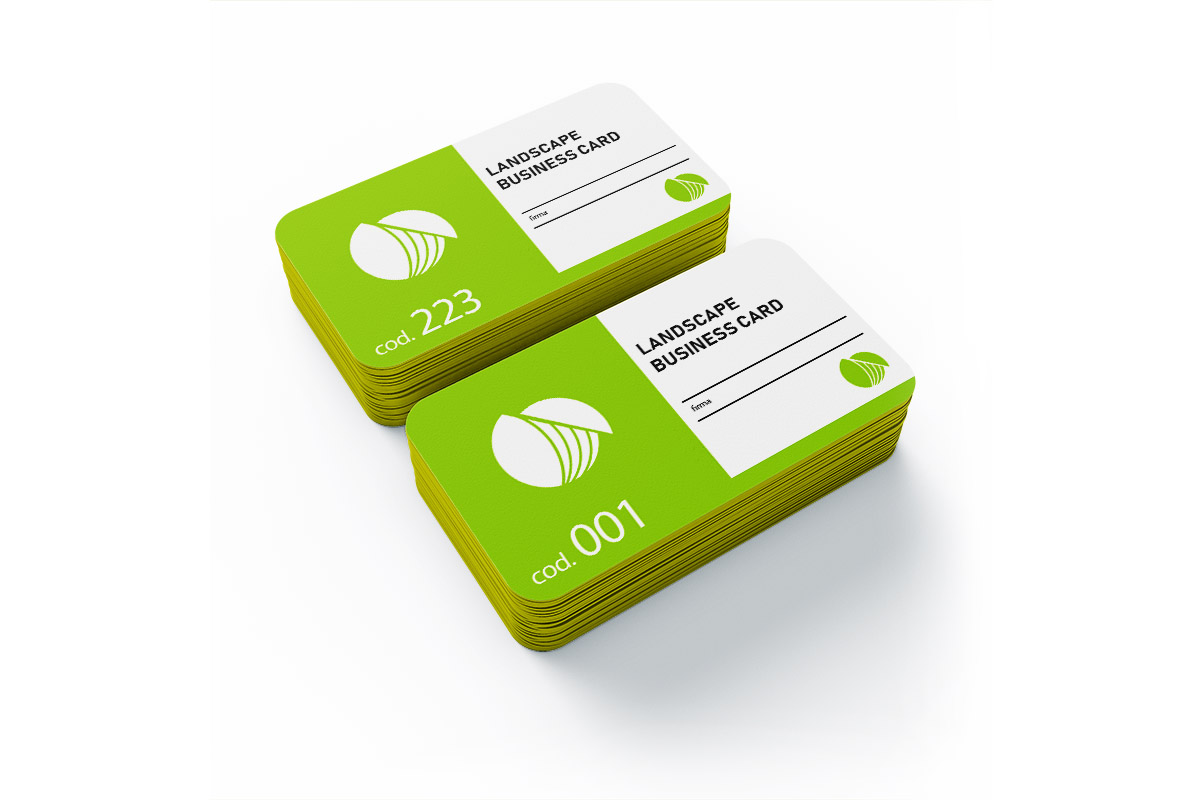 Card numerate e arrotondate
