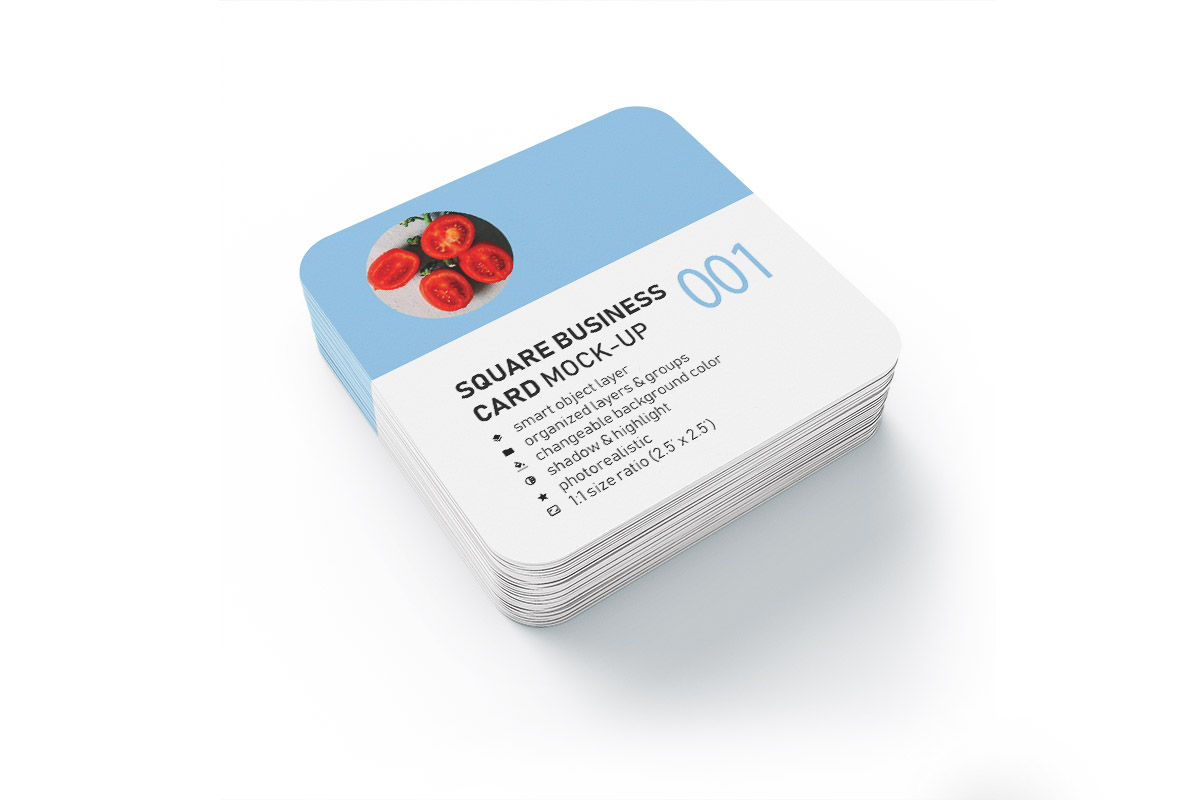 Card numerate e arrotondate