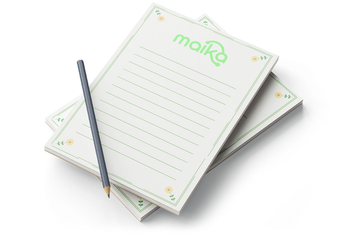 Block notes incollati
