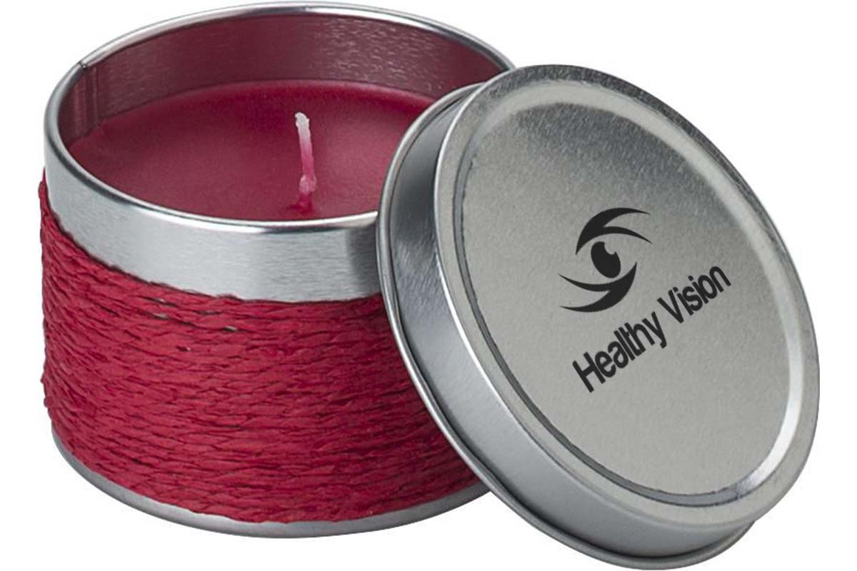 Candela profumata in lattina