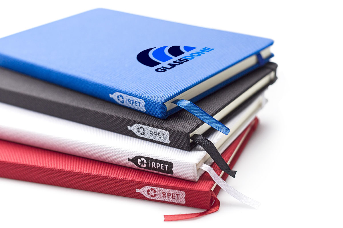 Notes book in recycled PET