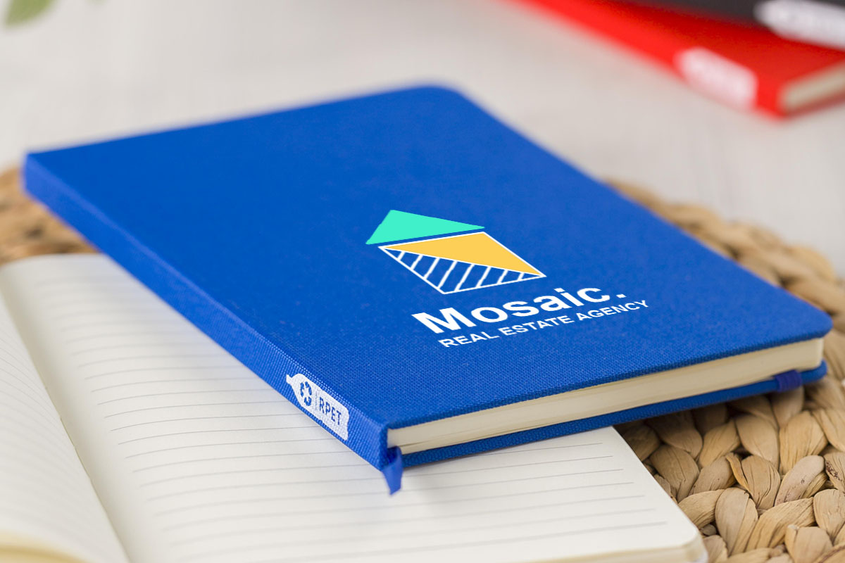 Notes book in recycled PET