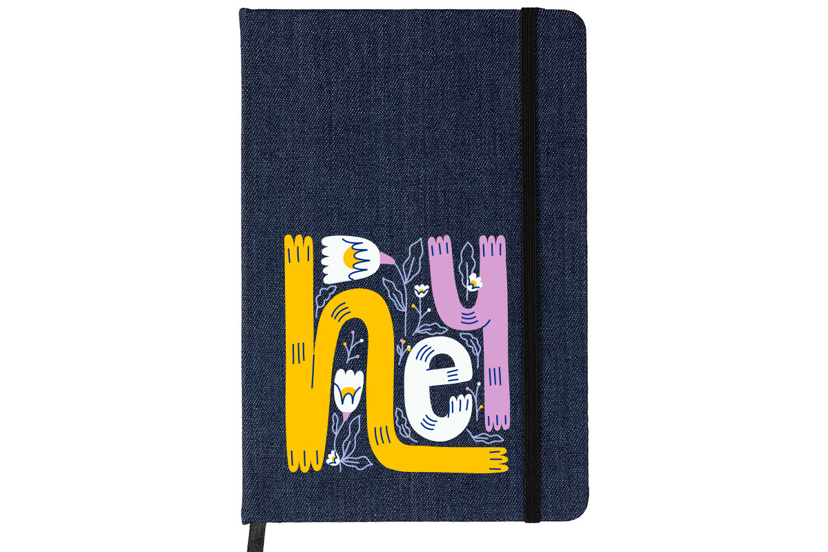 Notebook in denim