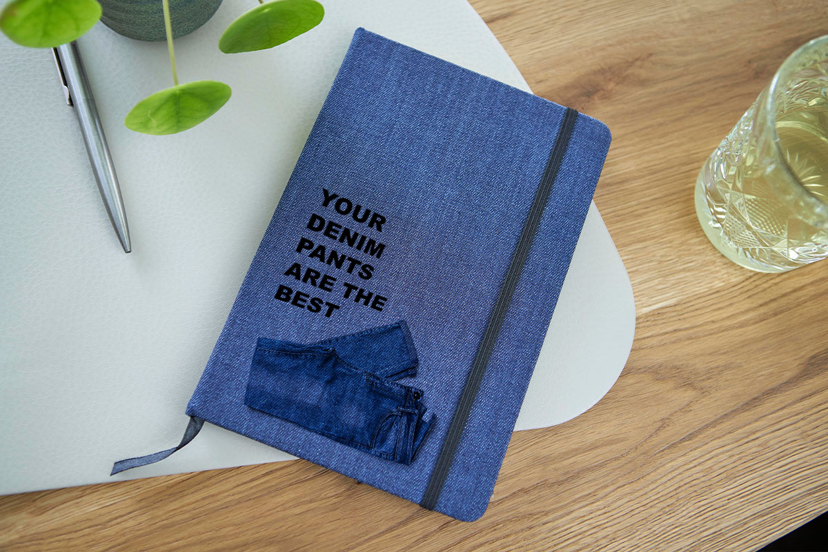 Notebook in denim