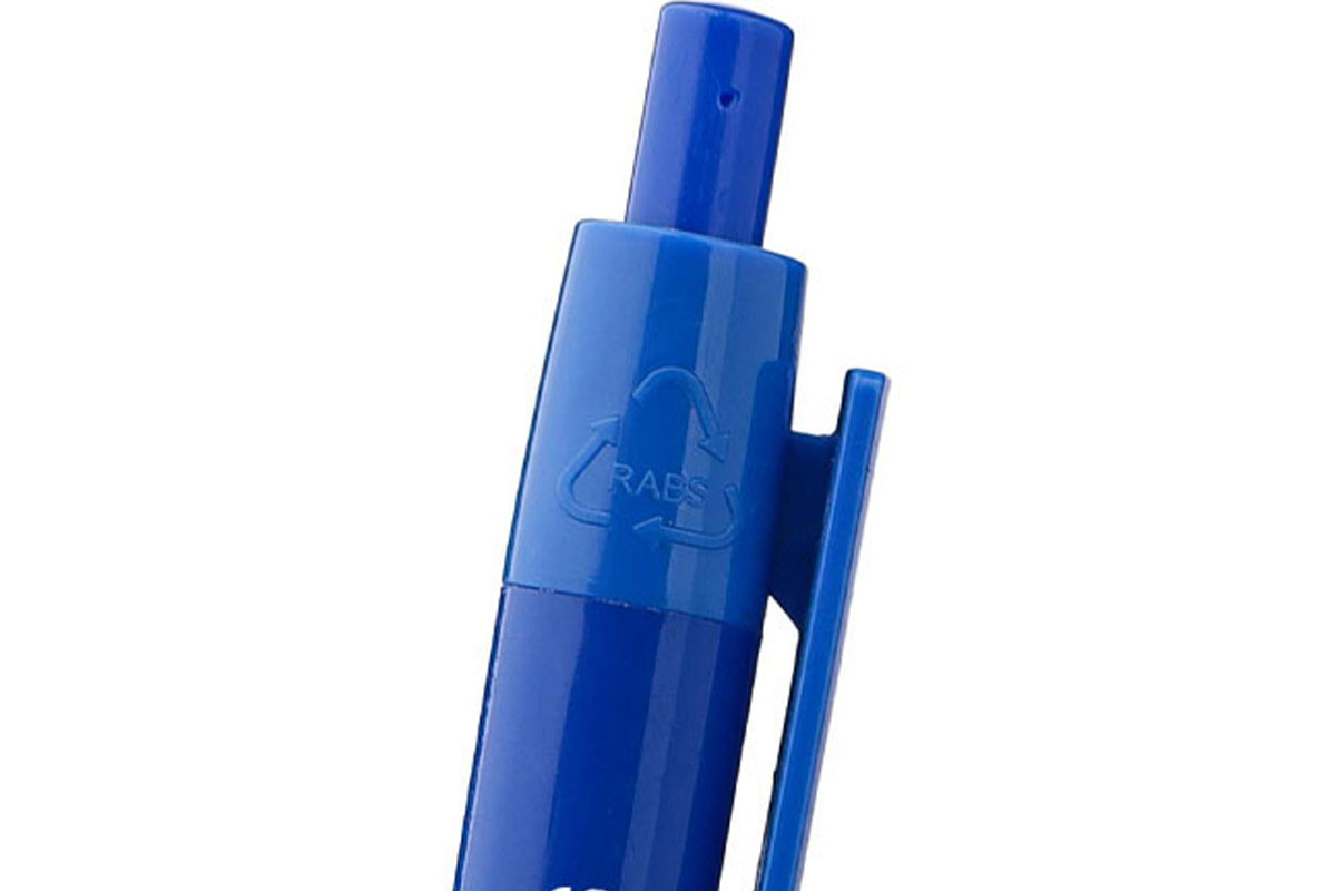 Penna a sfera in ABS ricilata