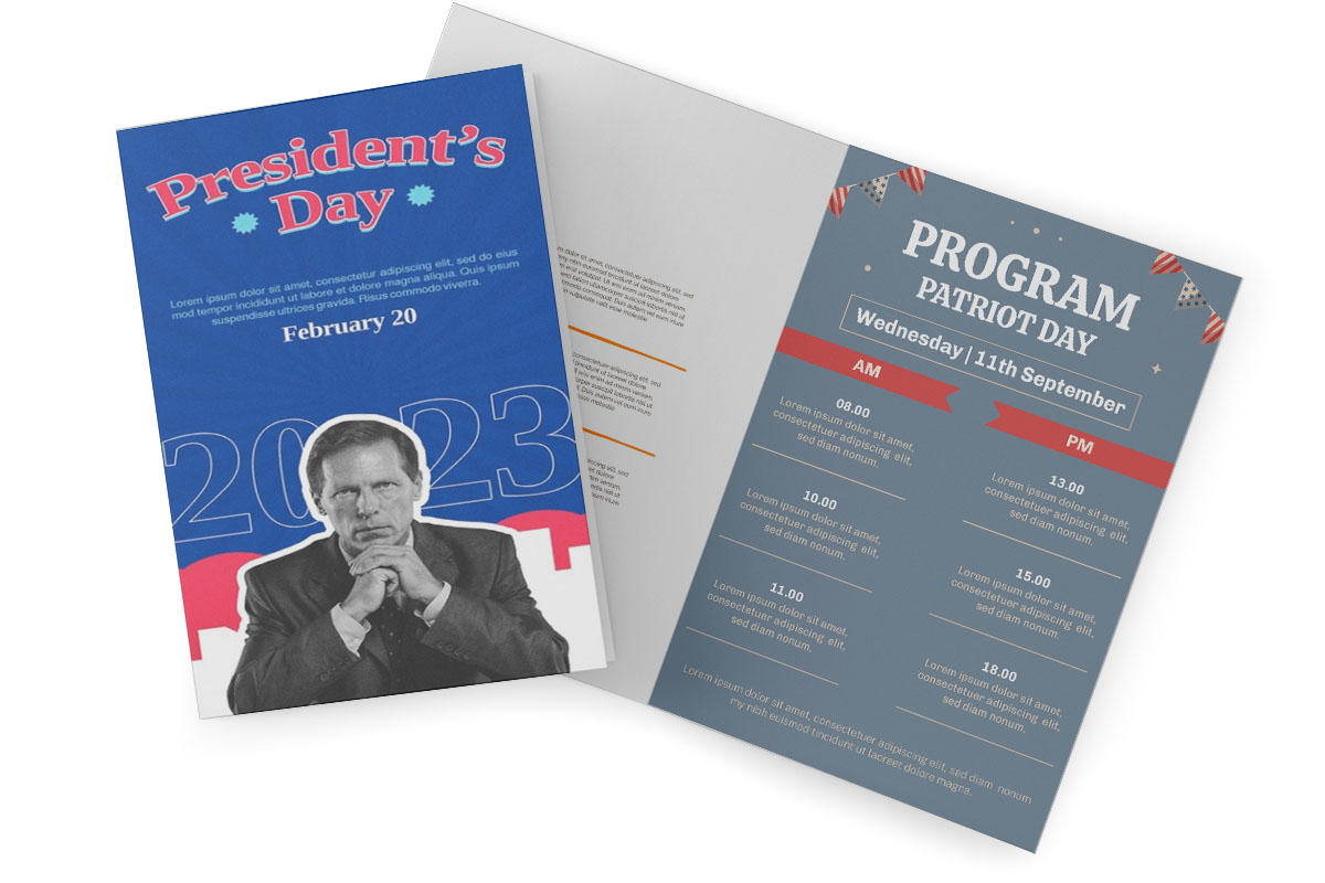 Pieghevoli elettorali a V