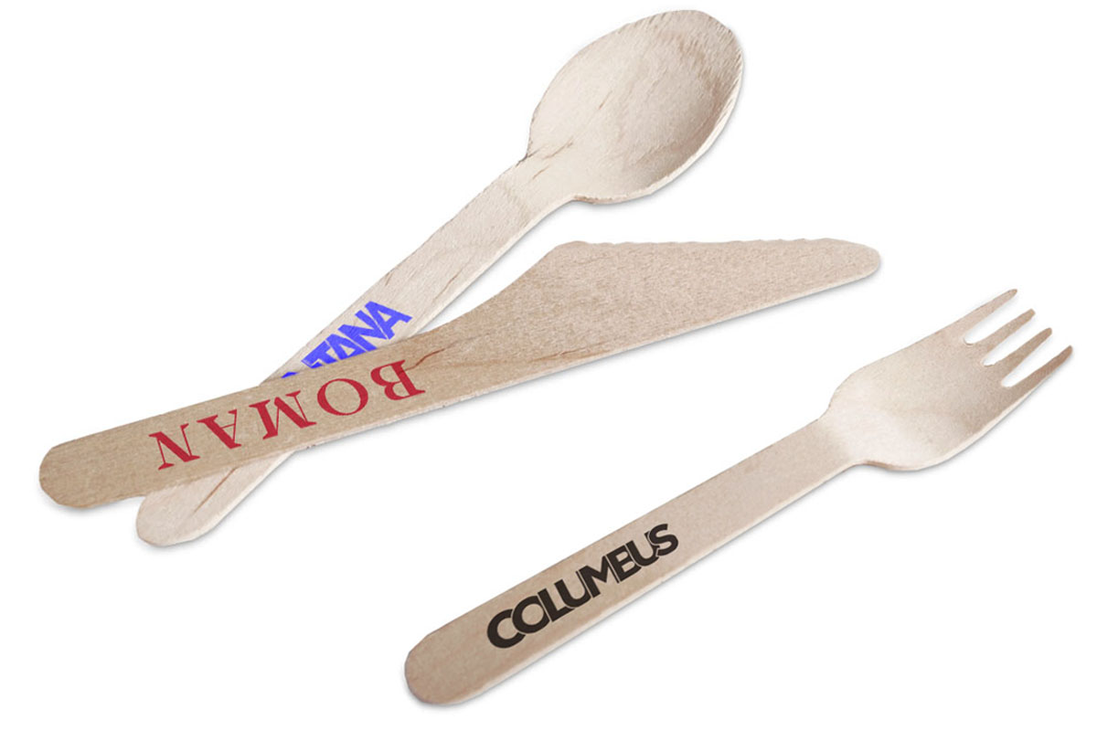 Posate in legno personalizzate