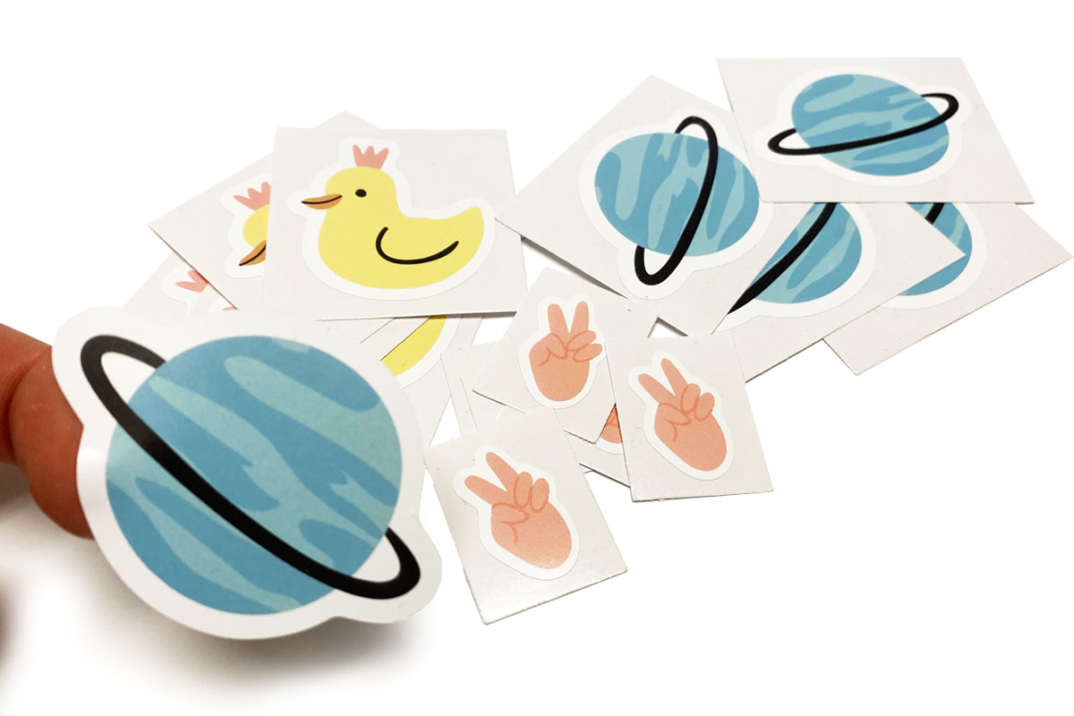 Sticker sagomati