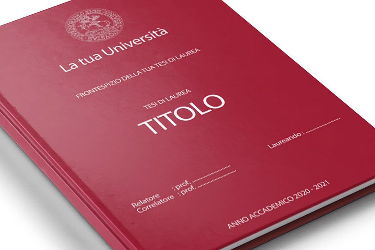 Tesi copertina rigida