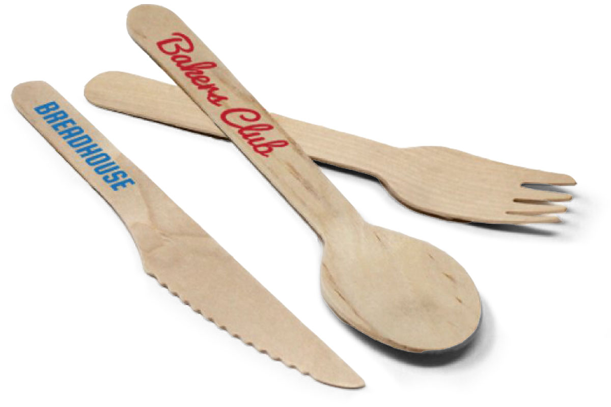 Posate in legno personalizzate