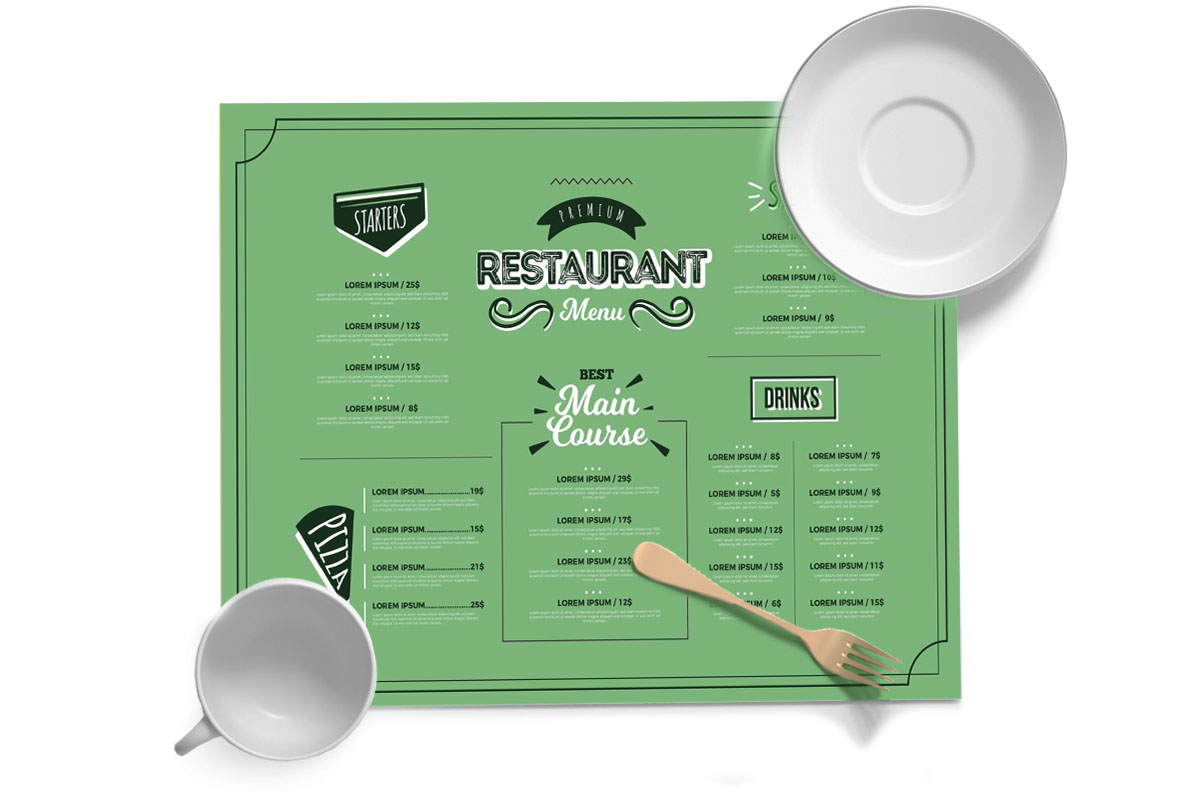 Tovagliette in plastica